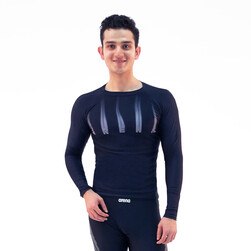 Arena Men's Swim Top-AWWM23437-BKGY